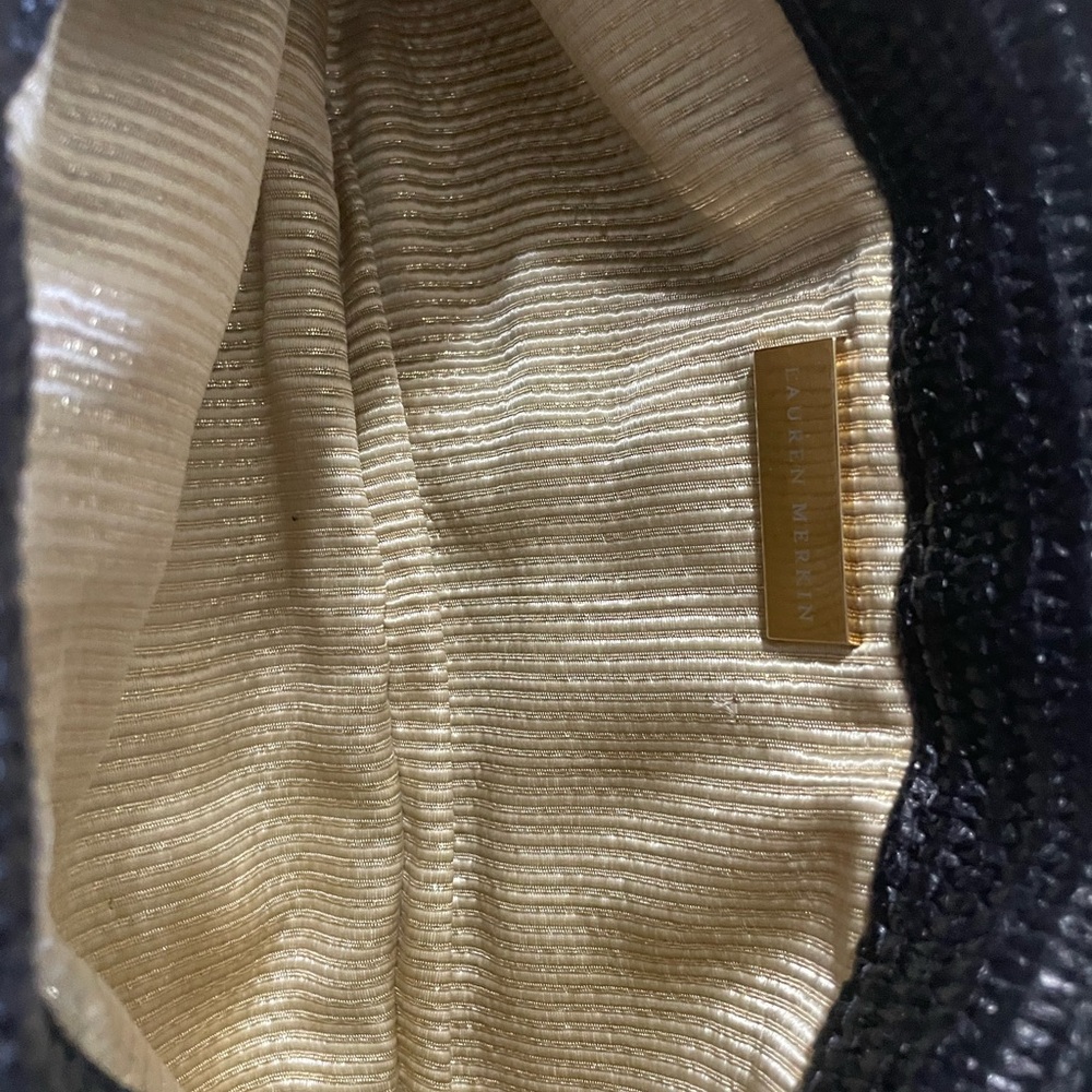 Lauren Merkin Black Clutch - Picture 2 of 4